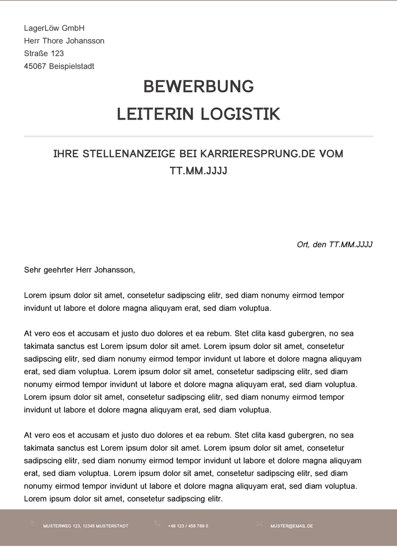 bewerbungsvorlage-leiterin-logistik-ansprechen-und-ueberzeugen