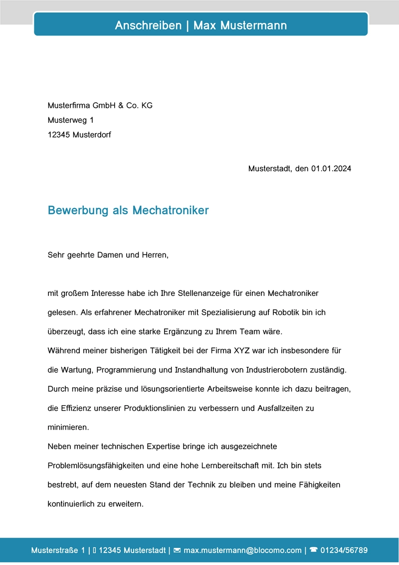 bewerbungsvorlage-mechatroniker-robotik