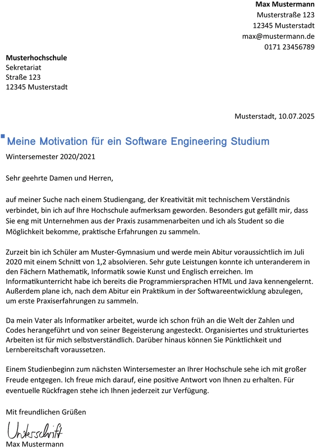 bewerbungsvorlage-softwareengineering-studium