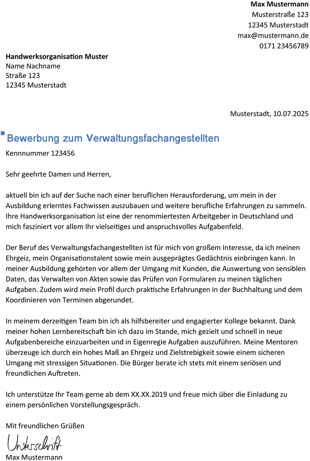 bewerbungsvorlage-verwaltungsfachangestellte-berufseinstieg
