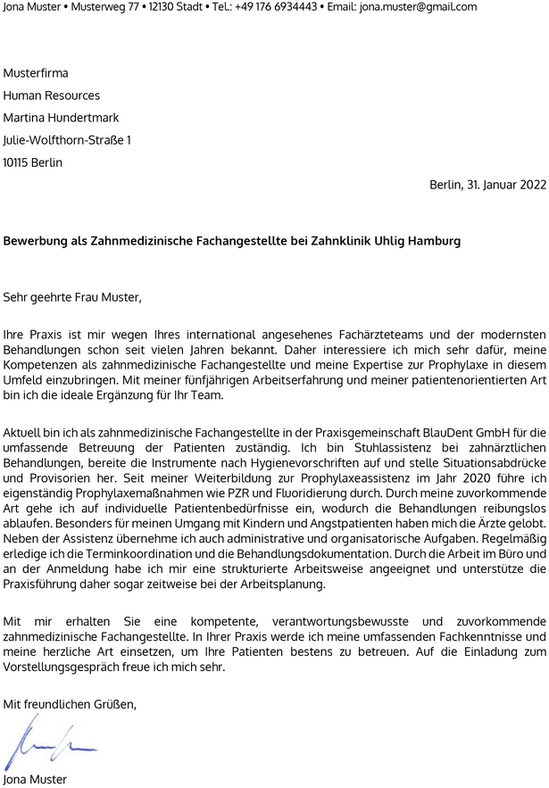 bewerbungsvorlage-zahnmedizinische-fachangestellte