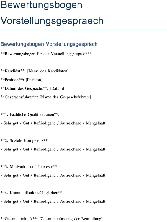 bewertungsbogen-fuer-vorstellungsgespraeche