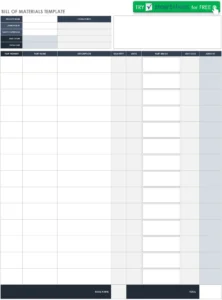 bill-of-materials-vorlage