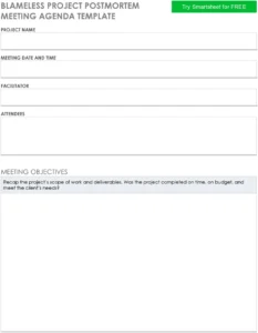 blameless-project-postmortem-meeting-agenda