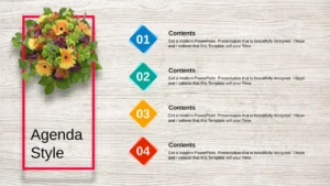 blumen-im-roten-rahmen-powerpoint-vorlage