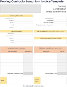bodenleger-lump-sum-rechnung-vorlage