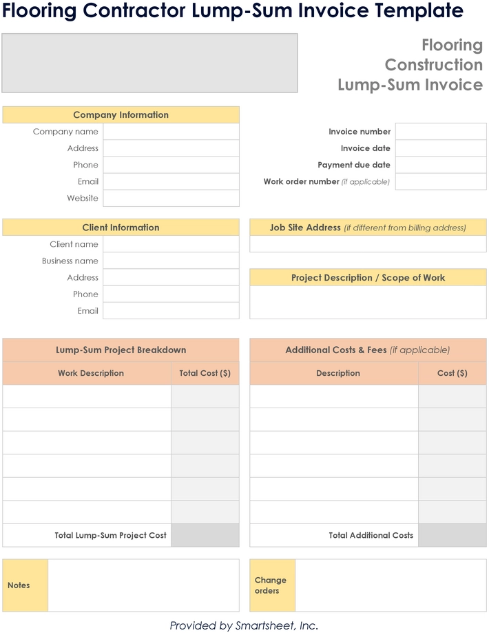 bodenleger-lump-sum-rechnung-vorlage