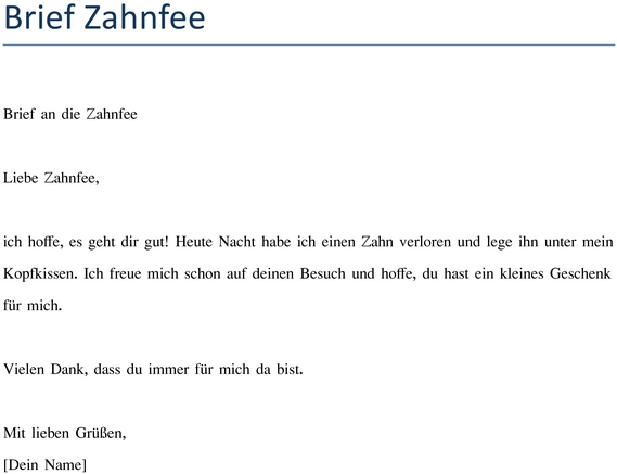 brief-an-die-zahnfee-vorlage