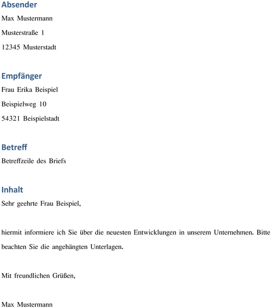 brief-vorlage-fuer-professionelle-korrespondenz