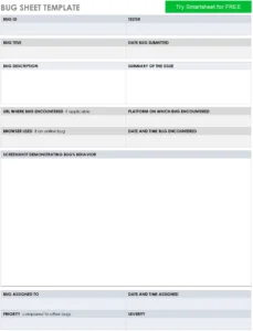 bug-sheet-vorlage-fehlerdokumentation