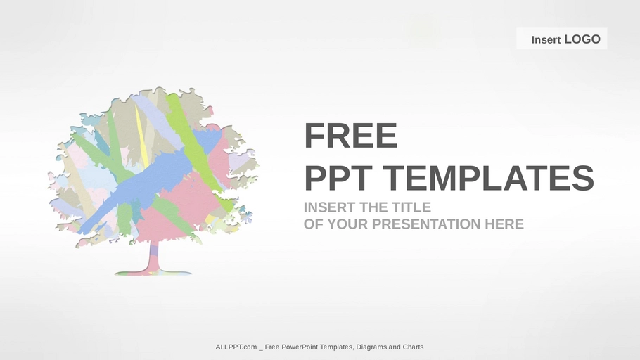 bunte-baum-natur-powerpoint-vorlage