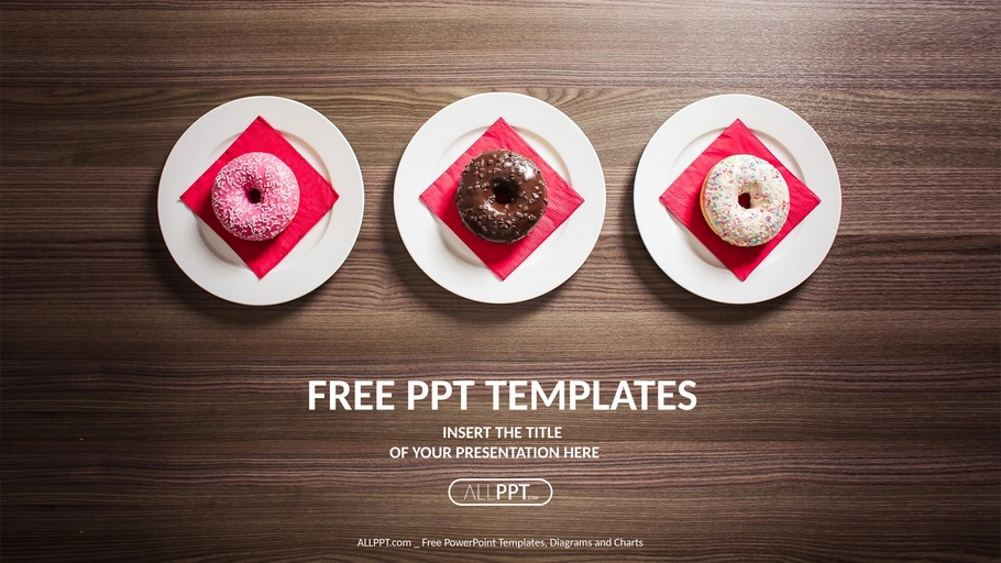 bunte-donuts-auf-dem-teller-powerpoint-vorlagen-widescreen.png