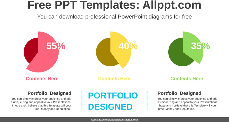 bunte-kreisdiagramme-powerpoint-vorlage