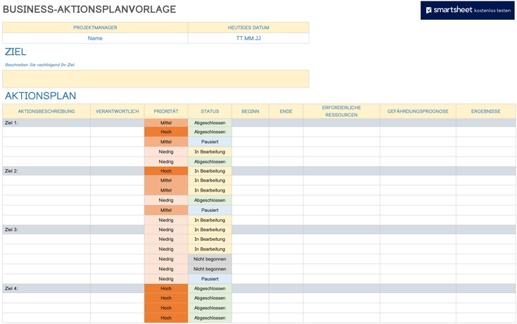 business-aktionsplan-vorlage-optimierung