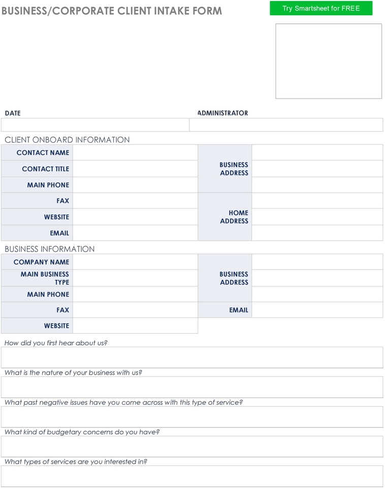business-client-intake-form