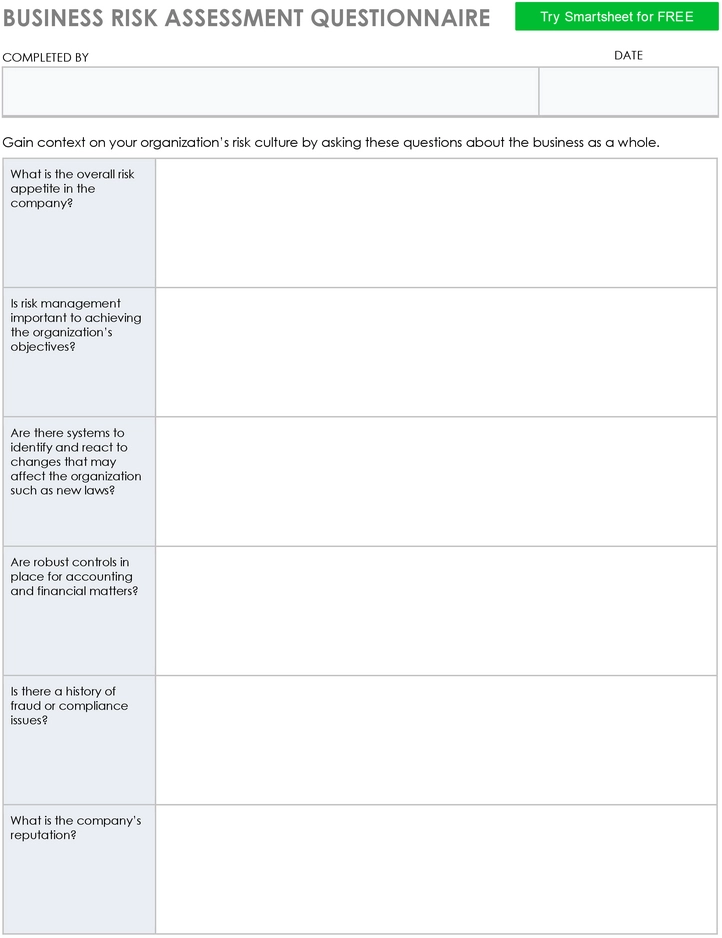 business-risk-assessment-questionnaire