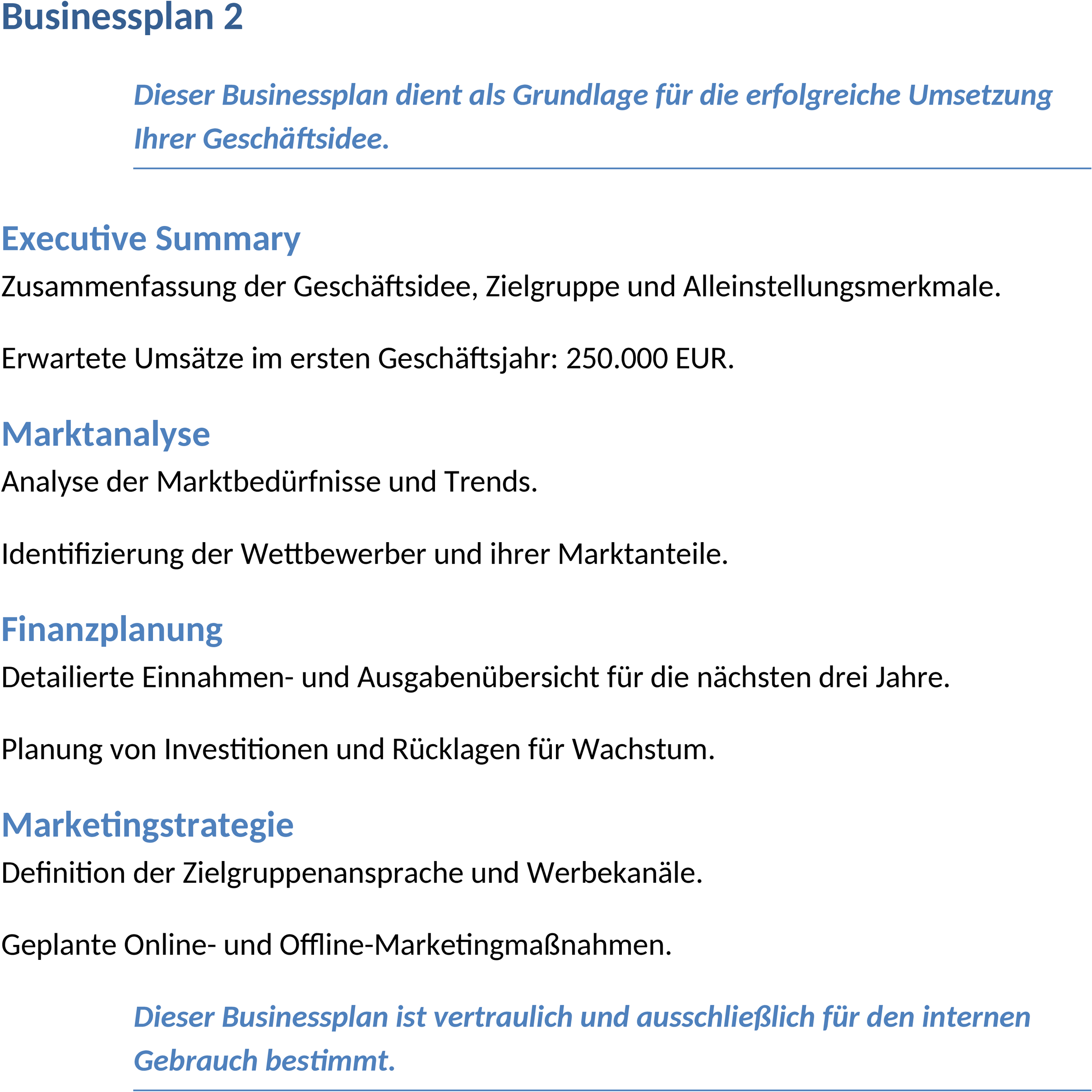 Businessplan-Word-Template