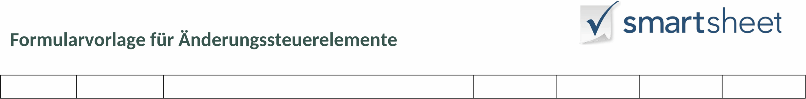 Change Control Word Vorlage