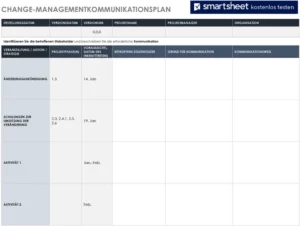 change-management-kommunikationsplan-vorlage