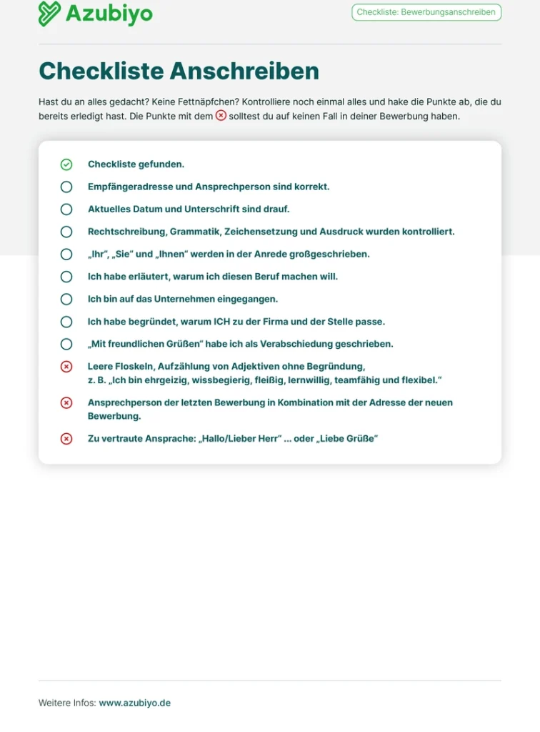 checkliste-bewerbungsanschreiben-optimieren