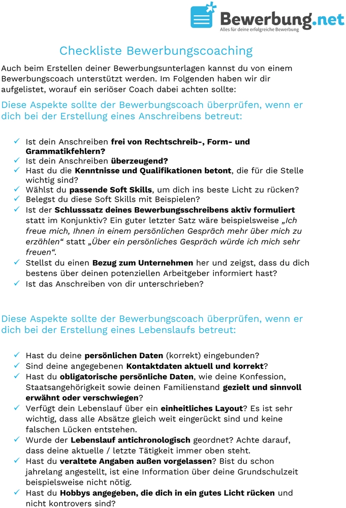 checkliste-bewerbungsschreiben-vorlage