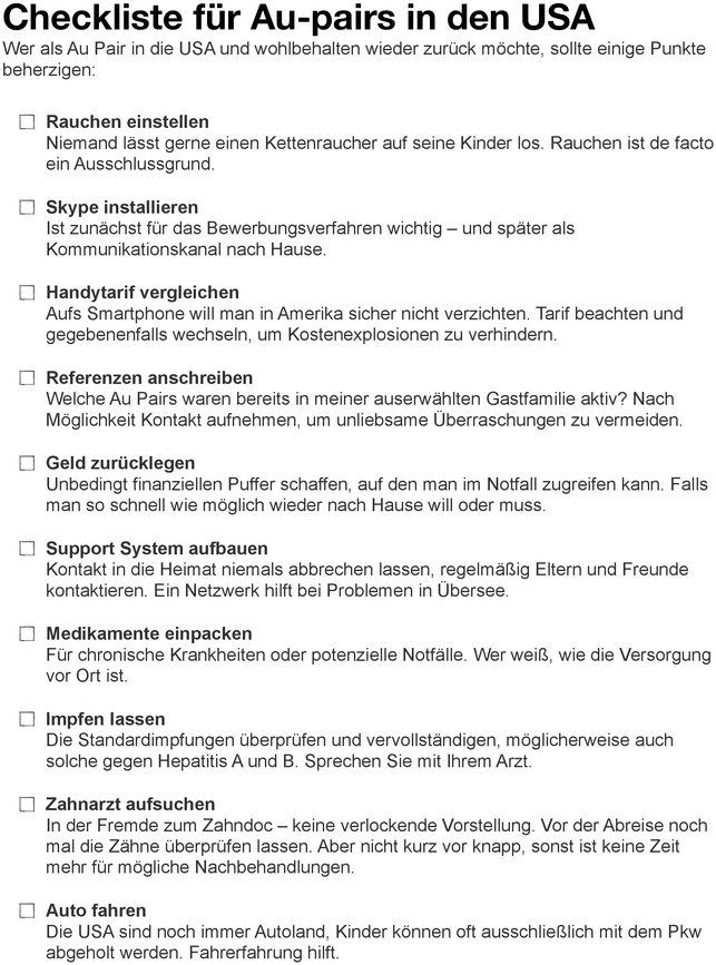 checkliste-fuer-au-pairs-in-den-usa