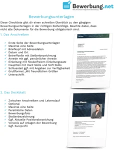 checkliste-fuer-bewerbungsunterlagen