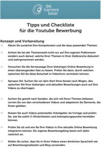 checkliste-fuer-die-youtube-bewerbung