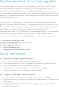 checkliste-fuer-kurzbewerbungen