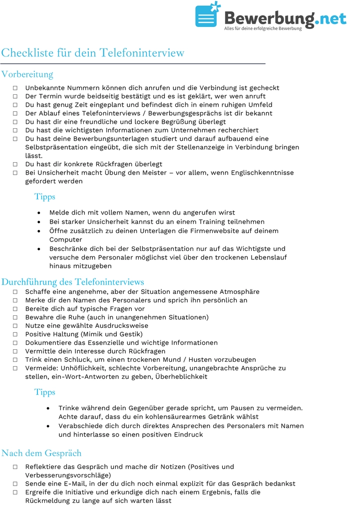 checkliste-fuer-telefoninterview-vorbereitung