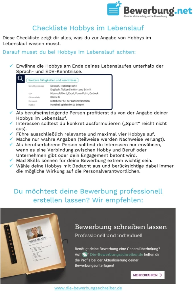 checkliste-hobbys-im-lebenslauf