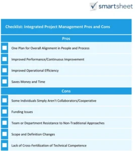 checkliste-integriertes-projektmanagement-vor-und-nachteile