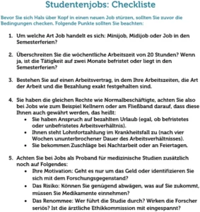 checkliste-studentenjobs-arbeitsrecht-vorbereitung