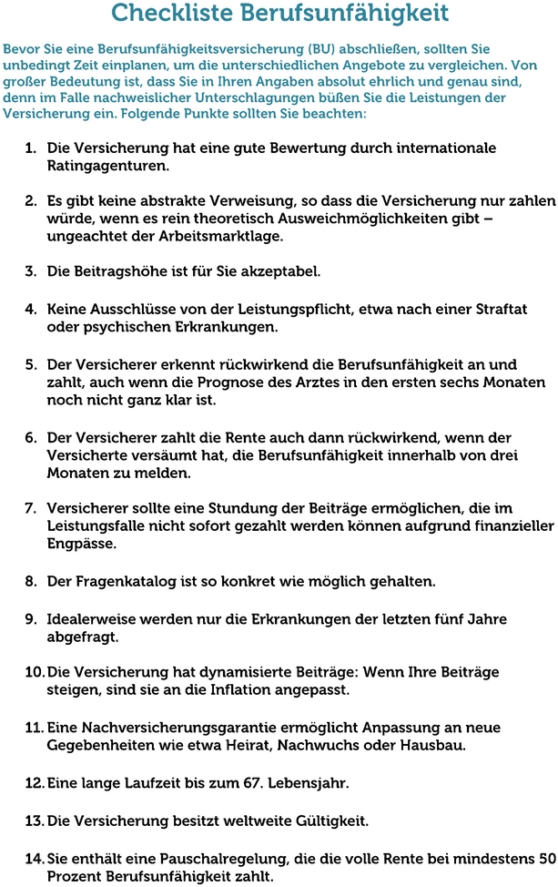 checkliste-zur-berufsunfaehigkeitsversicherung