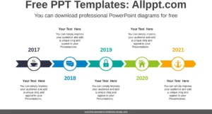 chevron-arrow-bars-powerpoint-vorlage-fuer-zeitverlaeufe-und-entwicklungen