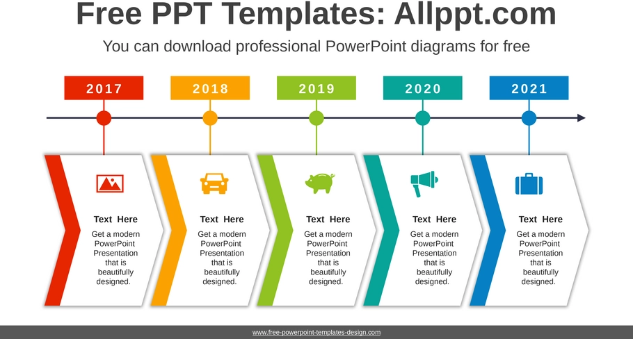 chevron-arrows-banner-powerpoint-diagramm