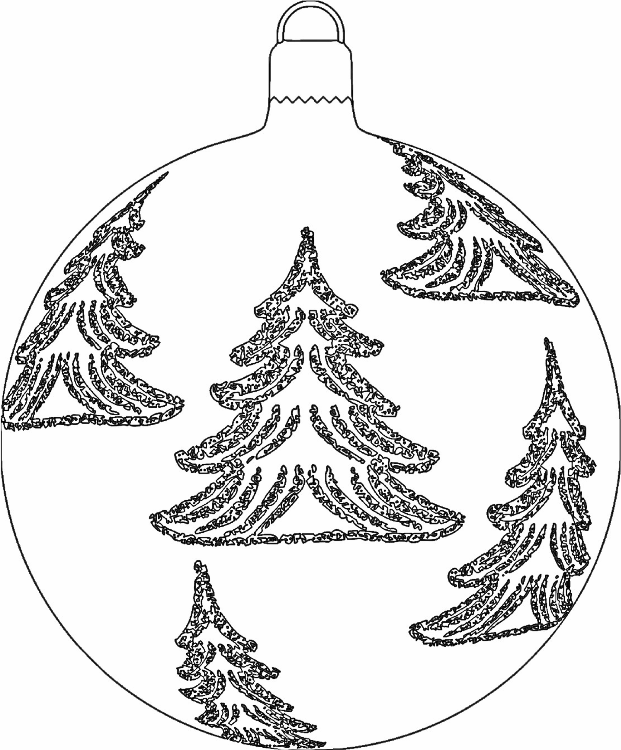 Christbaumkugel Word-Vorlage