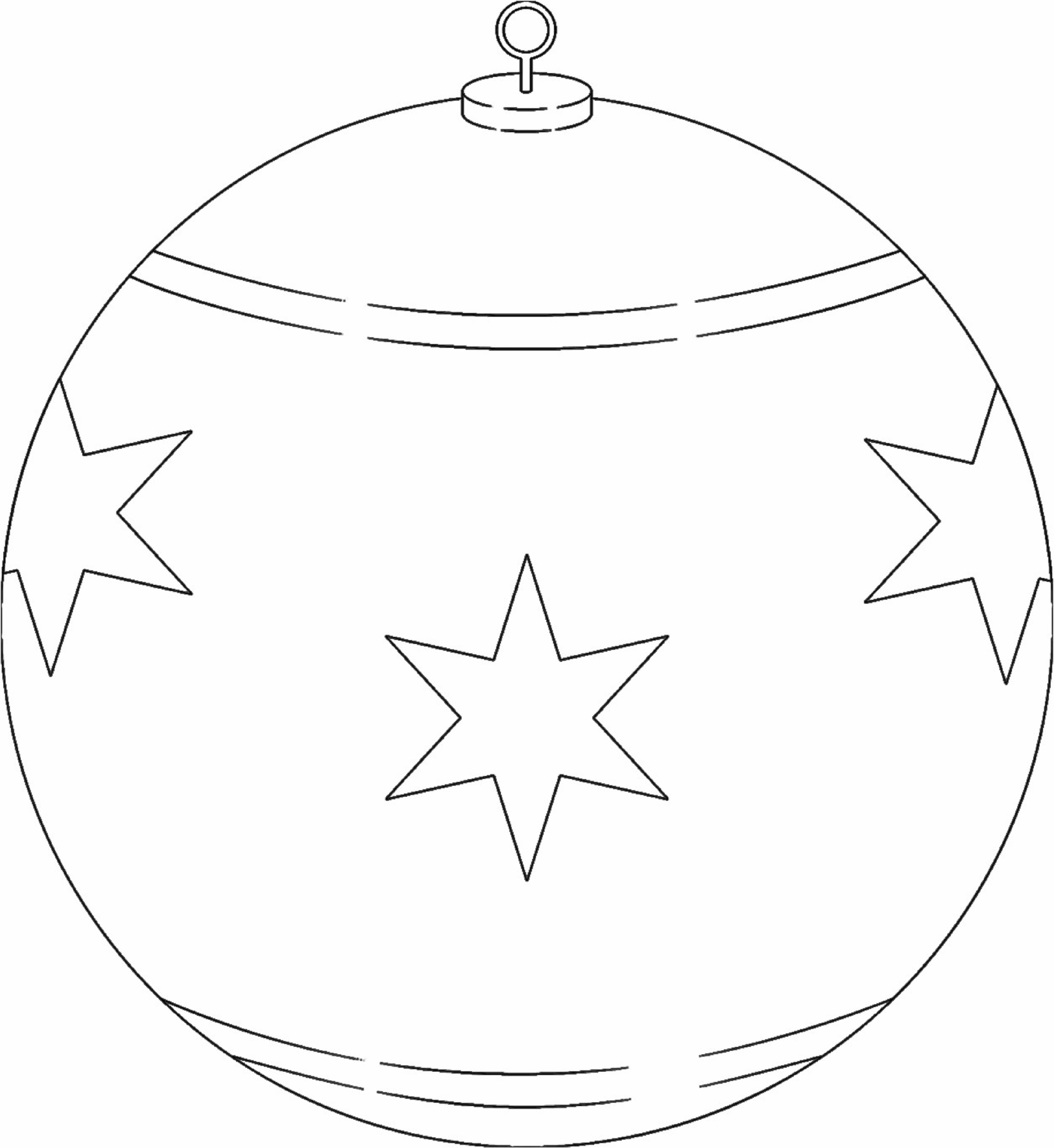 Word Vorlage für Christbaumkugeln