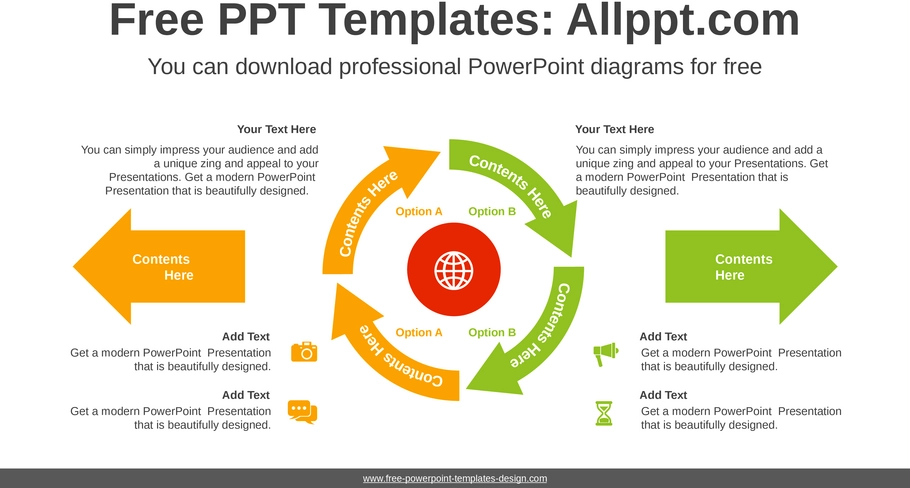 circle-cycle-arrows-powerpoint-vorlage