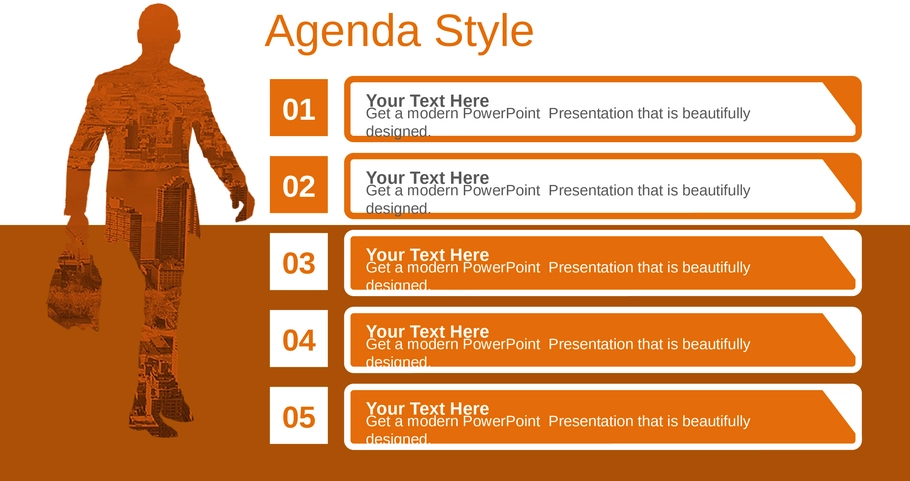city-of-business-man-powerpoint-vorlage