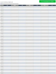 class-schedule-vorlage-effektive-planung
