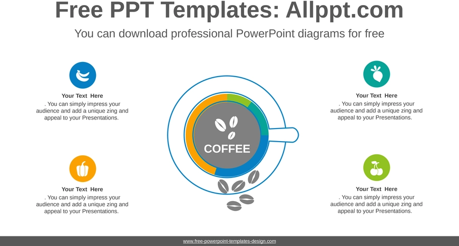 coffee-doughnut-charts-powerpoint-vorlage