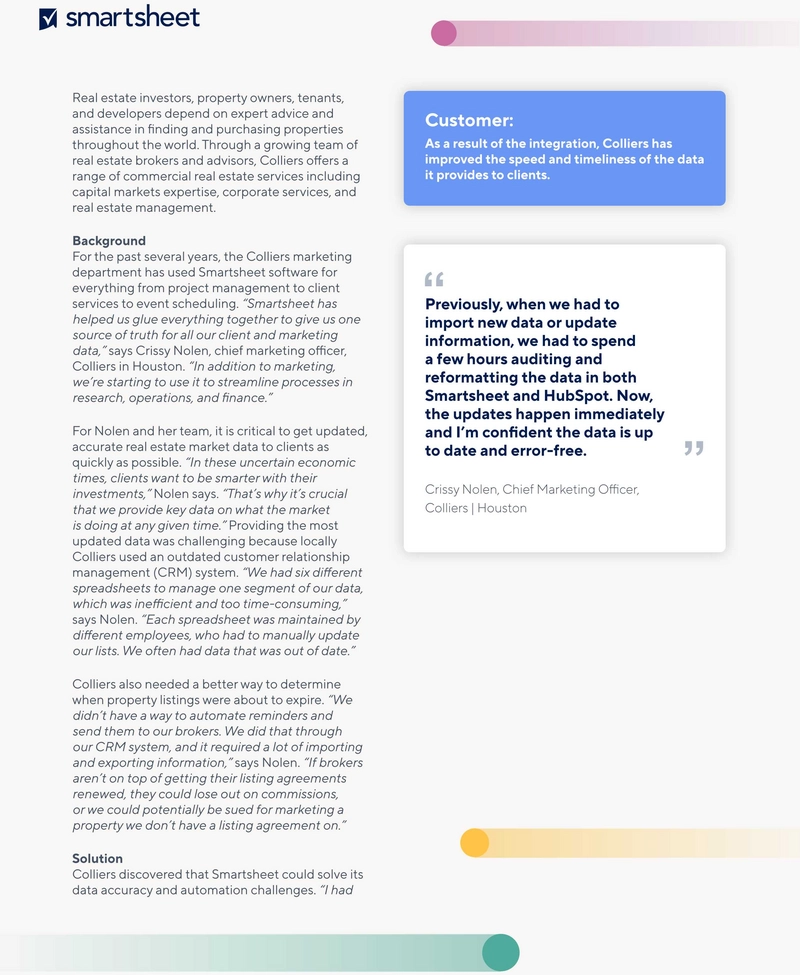 colliers-integration-smartsheet-hubspot
