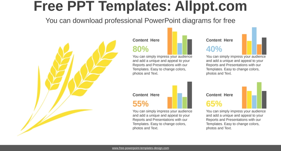column-charts-powerpoint-vorlage