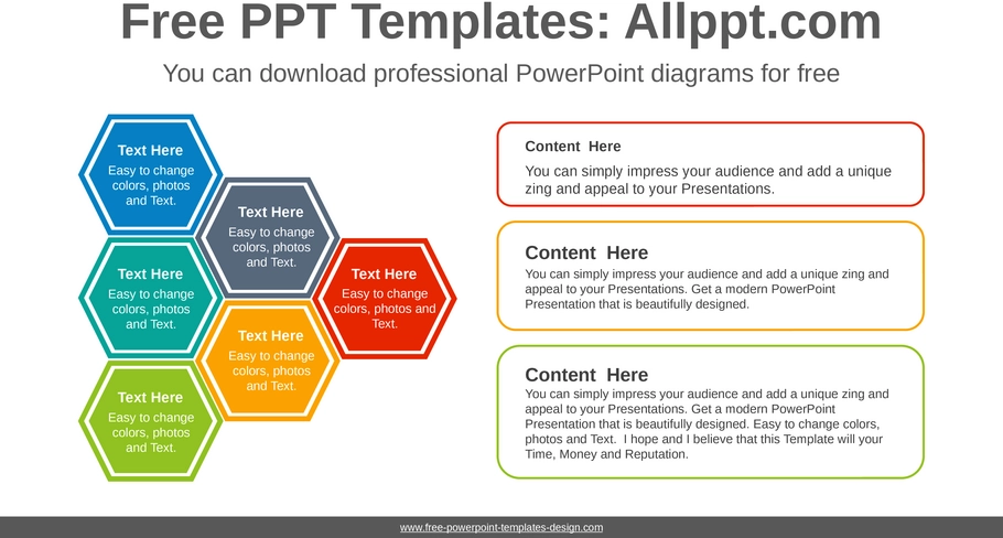connected-hexagon-powerpoint-vorlage-fuer-kreative-praesentationen