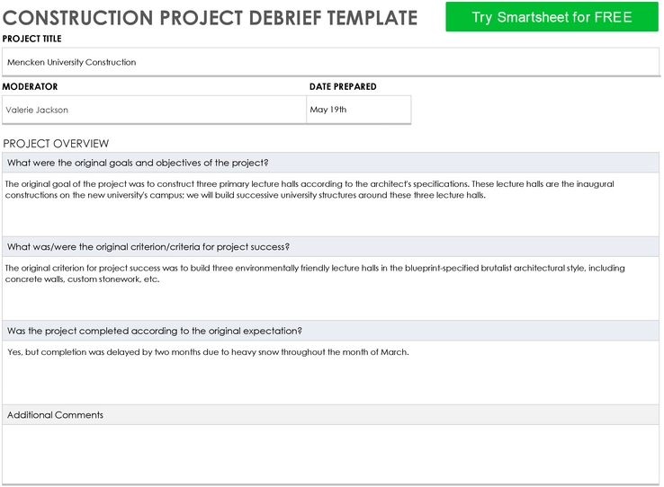 construction-project-debrief-vorlage