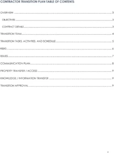 contractor-transition-plan-vorlage
