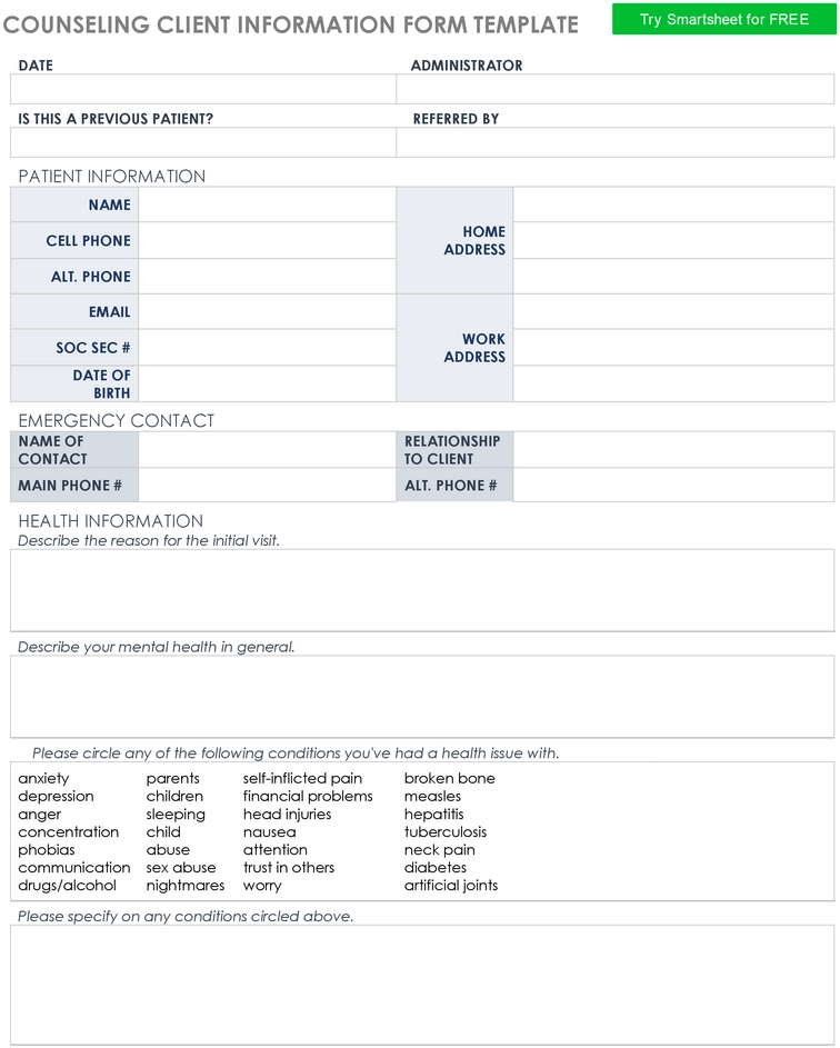 counseling-client-information-form