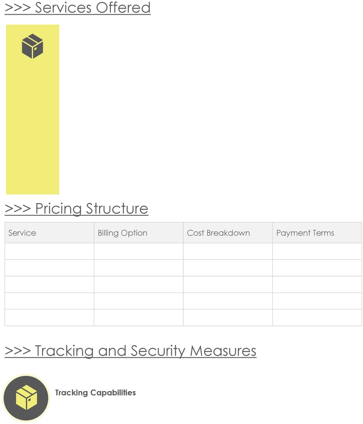 courier-service-proposal-template