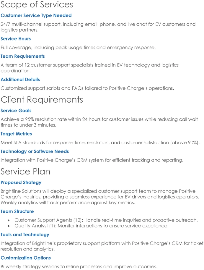 customer-service-proposal-vorlage